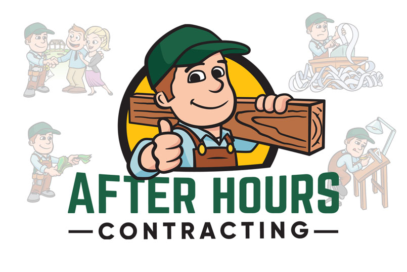 After Hours Contracting logo design