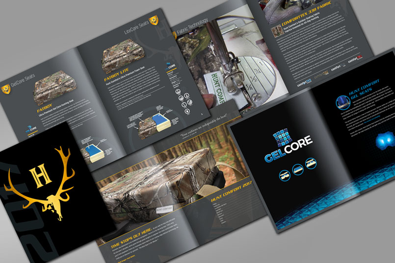 Hunt Comfort catalog design
