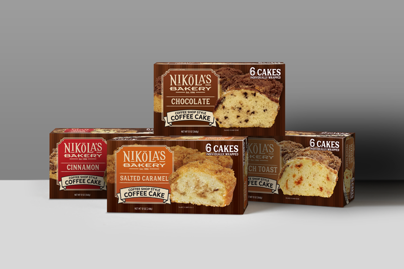 Nikola&apos;s Bakery packaging design